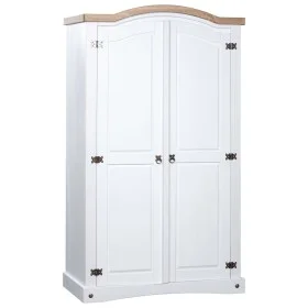 White Corona style Mexican pine wood cabinet with 2 doors by vidaXL, Wardrobes - Ref: Foro24-282620, Price: 291,30 €, Discoun...