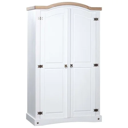White Corona style Mexican pine wood cabinet with 2 doors by vidaXL, Wardrobes - Ref: Foro24-282620, Price: 306,09 €, Discoun...