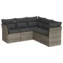 Garden sofa set with cushions 5 pieces gray synthetic rattan by , Garden sets - Ref: Foro24-3217620, Price: 308,19 €, Discoun...