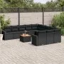 Garden sofa set 12 pieces with black synthetic rattan cushions by , Modular outdoor sofas - Ref: Foro24-3224347, Price: 804,6...