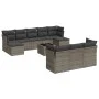 10-piece garden sofa set with gray synthetic rattan cushions by , Garden sets - Ref: Foro24-3218330, Price: 560,06 €, Discoun...