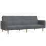 Sofá cama de 2 plazas tela gris claro de , Sofás - Ref: Foro24-375784, Precio: 275,73 €