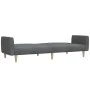 2 seater sofa bed light gray fabric by , Sofas - Ref: Foro24-375784, Price: 271,10 €, Discount: %