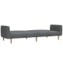 Sofá cama de 2 plazas tela gris claro de , Sofás - Ref: Foro24-375784, Precio: 275,73 €