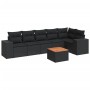7-piece garden dining set and black synthetic rattan cushions by , Garden sets - Ref: Foro24-3257784, Price: 453,73 €, Discou...