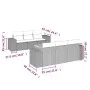7-piece garden sofa set and beige synthetic rattan cushions by , Garden sets - Ref: Foro24-3257669, Price: 555,79 €, Discount: %