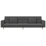 2-Sitzer-Schlafsofa mit zwei Kissen aus hellgrauem Stoff von , Sofas - Ref: Foro24-375799, Preis: 283,84 €, Rabatt: %