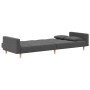 2-Sitzer-Schlafsofa mit zwei Kissen aus hellgrauem Stoff von , Sofas - Ref: Foro24-375799, Preis: 283,84 €, Rabatt: %