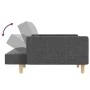 2-seater sofa bed with two pillows in light gray fabric by , Sofas - Ref: Foro24-375799, Price: 278,95 €, Discount: %