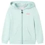 Sudadera de niños con capucha cremallera verde menta claro mezcla 92 de , Camisetas para niños - Ref: Foro24-10989, Precio: 1...