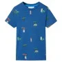 Kinder-T-Shirt dunkelblau meliert 92 von , Kinder-T-Shirts - Ref: Foro24-12229, Preis: 8,92 €, Rabatt: %