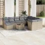 11-piece garden sofa set with beige synthetic rattan cushions by , Garden sets - Ref: Foro24-3218599, Price: 632,24 €, Discou...