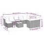 11-piece garden sofa set with beige synthetic rattan cushions by , Garden sets - Ref: Foro24-3218599, Price: 632,24 €, Discou...