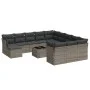 Gartensofa-Set mit Kissen, 13-teilig, graues synthetisches Rattan von , Gartensets - Ref: Foro24-3218640, Preis: 781,70 €, Ra...
