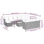 Garden sofa set with cushions 13 pieces gray synthetic rattan by , Garden sets - Ref: Foro24-3218640, Price: 781,70 €, Discou...