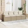 Juego de sofás jardín con cojines 4 pzas ratán sintético beige de , Conjuntos de jardín - Ref: Foro24-3218668, Precio: 285,23...