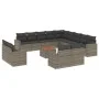 14-piece garden sofa set with gray synthetic rattan cushions by , Modular outdoor sofas - Ref: Foro24-3224401, Price: 897,82 ...