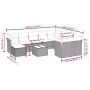 11-piece garden sofa set with beige synthetic rattan cushions by , Garden sets - Ref: Foro24-3250438, Price: 680,61 €, Discou...