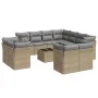12-teiliges Gartensofa-Set und braune synthetische Rattankissen von , Gartensets - Ref: Foro24-3218519, Preis: 796,29 €, Raba...