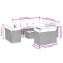 12-teiliges Gartensofa-Set und braune synthetische Rattankissen von , Gartensets - Ref: Foro24-3218519, Preis: 782,22 €, Raba...