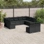 11-piece garden sofa set and black synthetic rattan cushions by , Garden sets - Ref: Foro24-3218345, Price: 647,05 €, Discoun...