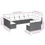 12-piece garden sofa set with gray synthetic rattan cushions by , Garden sets - Ref: Foro24-3218370, Price: 652,37 €, Discoun...