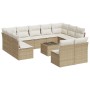 12-piece garden sofa set and brown synthetic rattan cushions by , Garden sets - Ref: Foro24-3218358, Price: 708,37 €, Discoun...