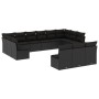 Set de sofás de jardín y cojines 13 pzas ratán sintético negro de , Conjuntos de jardín - Ref: Foro24-3218385, Precio: 781,58...