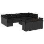 14-piece garden sofa set with black synthetic rattan cushions by , Garden sets - Ref: Foro24-3218455, Price: 886,22 €, Discou...