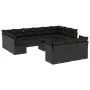 14-piece garden sofa set with black synthetic rattan cushions by , Garden sets - Ref: Foro24-3218455, Price: 886,39 €, Discou...