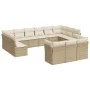 Gartensofa-Set mit Kissen, 13-teilig, beiges synthetisches Rattan von , Gartensets - Ref: Foro24-3218448, Preis: 896,76 €, Ra...