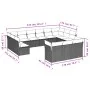 Gartensofa-Set mit Kissen, 13-teilig, beiges synthetisches Rattan von , Gartensets - Ref: Foro24-3218448, Preis: 896,76 €, Ra...