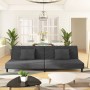 2-Sitzer-Schlafsofa mit zwei dunkelgrauen Samtkissen von , Sofas - Ref: Foro24-375911, Preis: 249,99 €, Rabatt: %