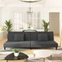 2-Sitzer-Schlafsofa mit zwei dunkelgrauen Samtkissen von , Sofas - Ref: Foro24-375911, Preis: 246,96 €, Rabatt: %