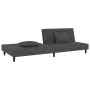 2-Sitzer-Schlafsofa mit zwei dunkelgrauen Samtkissen von , Sofas - Ref: Foro24-375911, Preis: 246,96 €, Rabatt: %