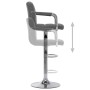 Küchenbarhocker 2 Einheiten hellgrauer Stoff von vidaXL, Küchenhocker - Ref: Foro24-283419, Preis: 139,69 €, Rabatt: %