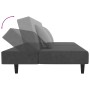 2-seater sofa bed with two dark gray velvet pillows by , Sofas - Ref: Foro24-375911, Price: 249,99 €, Discount: %