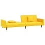 2-Sitzer-Schlafsofa mit zwei gelben Samtkissen von , Sofas - Ref: Foro24-375924, Preis: 272,86 €, Rabatt: %