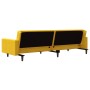 2-Sitzer-Schlafsofa mit zwei gelben Samtkissen von , Sofas - Ref: Foro24-375924, Preis: 277,65 €, Rabatt: %