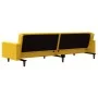 2-Sitzer-Schlafsofa mit zwei gelben Samtkissen von , Sofas - Ref: Foro24-375924, Preis: 272,86 €, Rabatt: %