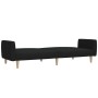 2 seater black fabric sofa bed by , Sofas - Ref: Foro24-375786, Price: 275,57 €, Discount: %