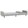 2-Sitzer-Schlafsofa mit zwei hellgrauen Samtkissen von , Sofas - Ref: Foro24-375918, Preis: 271,84 €, Rabatt: %