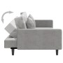 2-Sitzer-Schlafsofa mit zwei hellgrauen Samtkissen von , Sofas - Ref: Foro24-375918, Preis: 271,84 €, Rabatt: %
