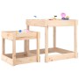 Mesas de arena 2 uds madera maciza de pino de , Estructuras para juegos al aire libre - Ref: Foro24-825051, Precio: 93,40 €
