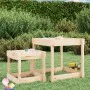 Sandtische 2 Stück aus massivem Kiefernholz von , Strukturen für Spiele im Freien - Ref: Foro24-825051, Preis: 87,30 €, Rabat...
