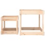 Mesas de arena 2 uds madera maciza de pino de , Estructuras para juegos al aire libre - Ref: Foro24-825051, Precio: 93,40 €