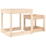 Mesas de arena 2 uds madera maciza de pino de , Estructuras para juegos al aire libre - Ref: Foro24-825051, Precio: 93,40 €
