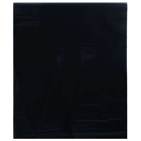 Statische, mattierte Fensterfolie aus schwarzem PVC, 45 x 1000 cm von , Fensterfolien - Ref: Foro24-155830, Preis: 17,99 €, R...