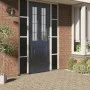Statische, mattierte Fensterfolie aus schwarzem PVC, 45 x 1000 cm von , Fensterfolien - Ref: Foro24-155830, Preis: 17,59 €, R...