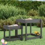 Sandtische 2 Stück aus massivem grauem Kiefernholz von , Strukturen für Spiele im Freien - Ref: Foro24-825053, Preis: 74,09 €...